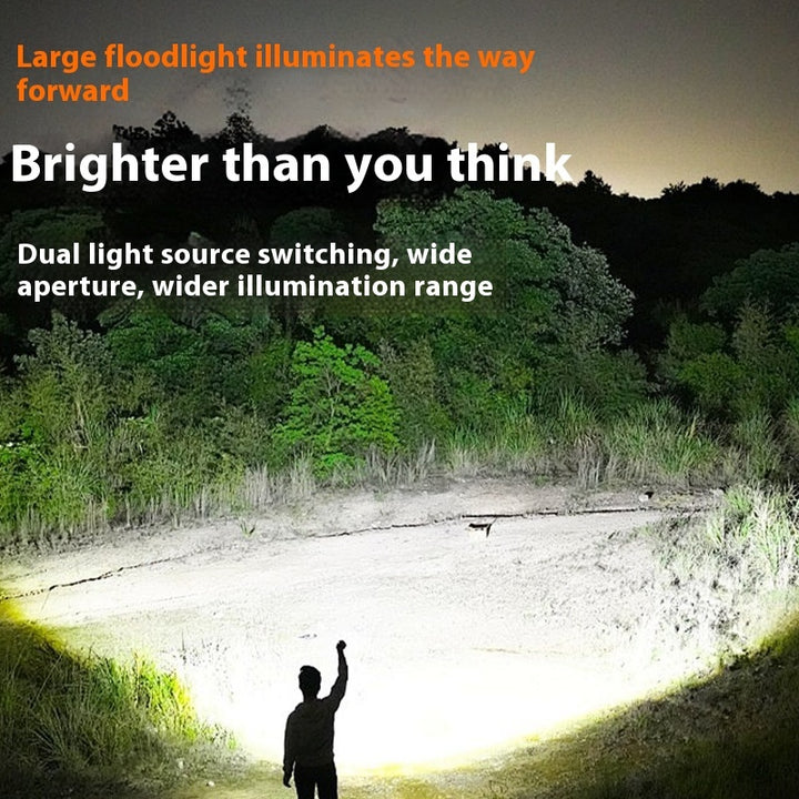 L2 2 Bicycle Light TYPE-C Rechargeable Aluminum Alloy Bright Headlight Can Be Installed For Hoisting Night Riding