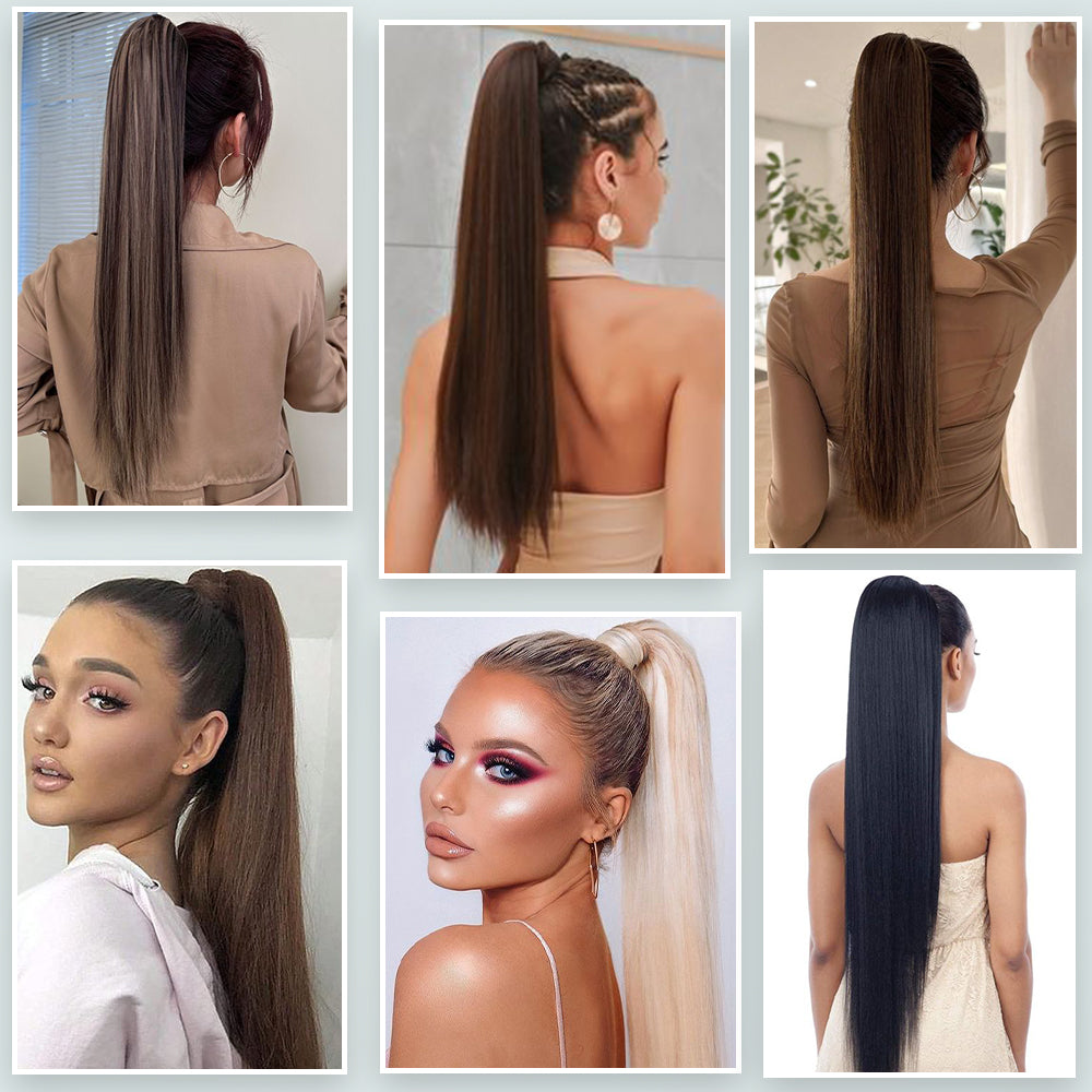 Synthetic Wrap Around Ponytail Extensions