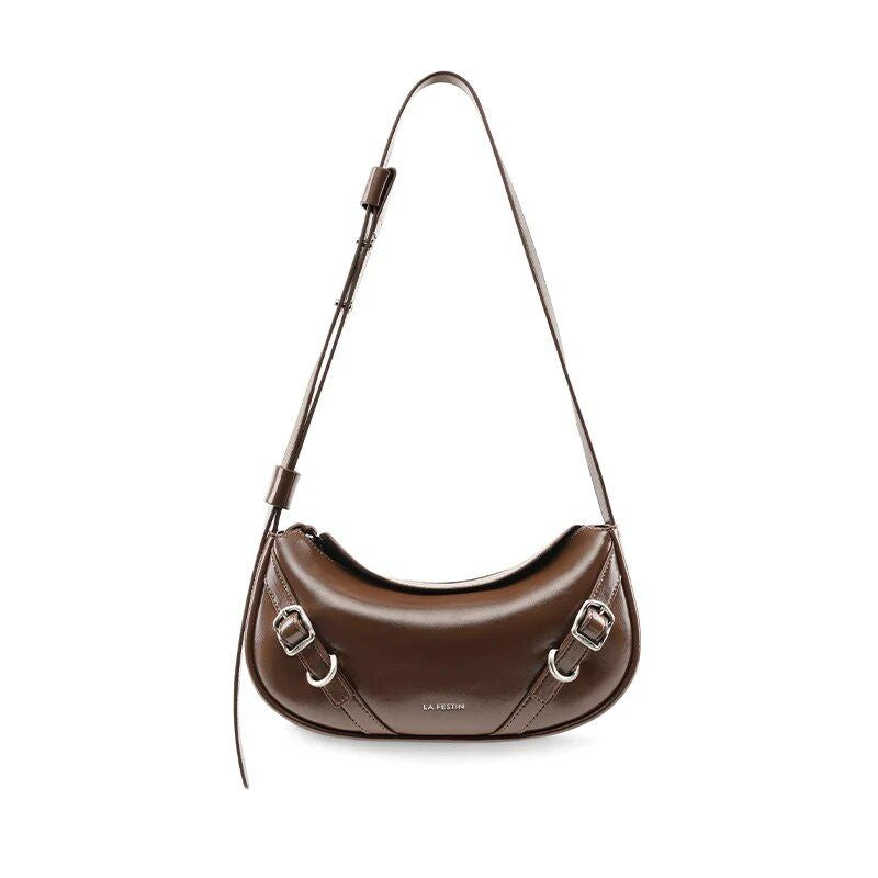 Elegant Shoulder & Crossbody Baguette Bag