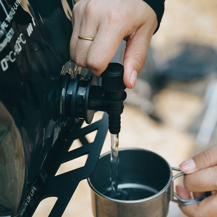 8L Folding Camping Water Bag with Faucet Tap