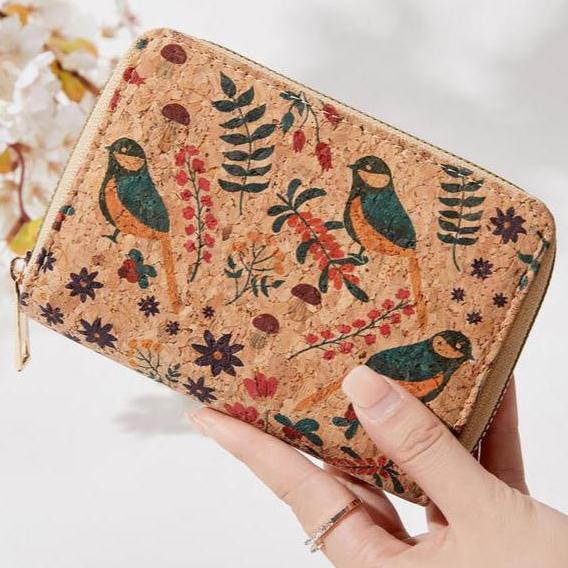 Vintage Printed Women's Short Wallet