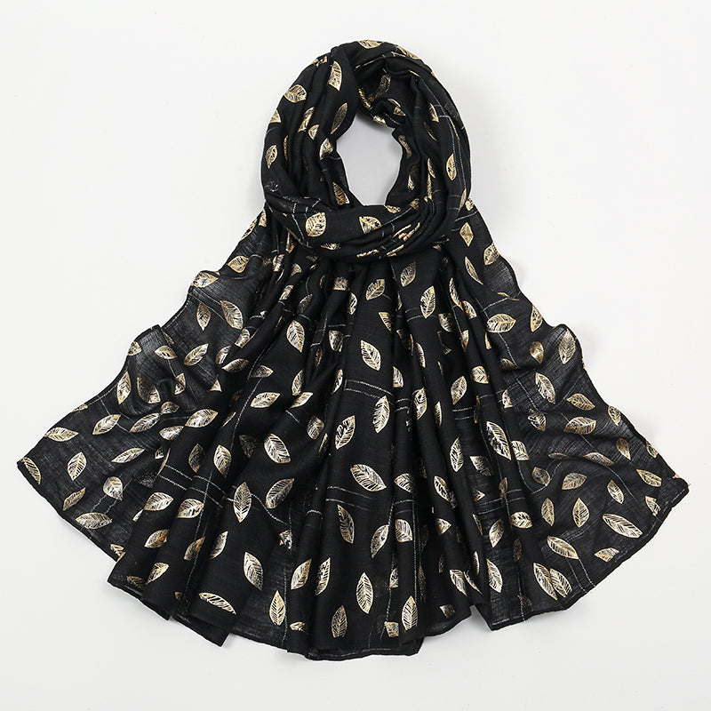 Gold Glitter Scarf