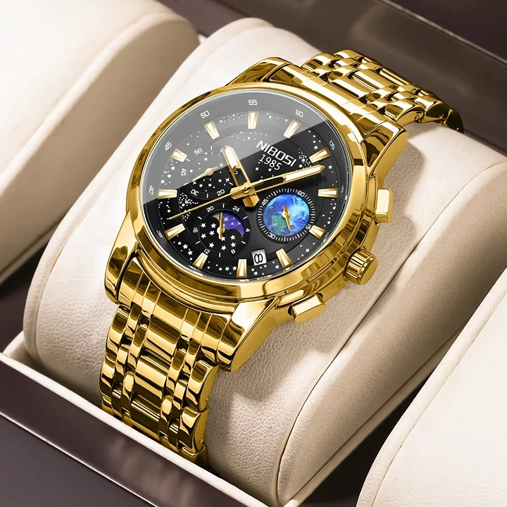 Luxury Men's Waterproof Luminous Chronograph Sports Watch