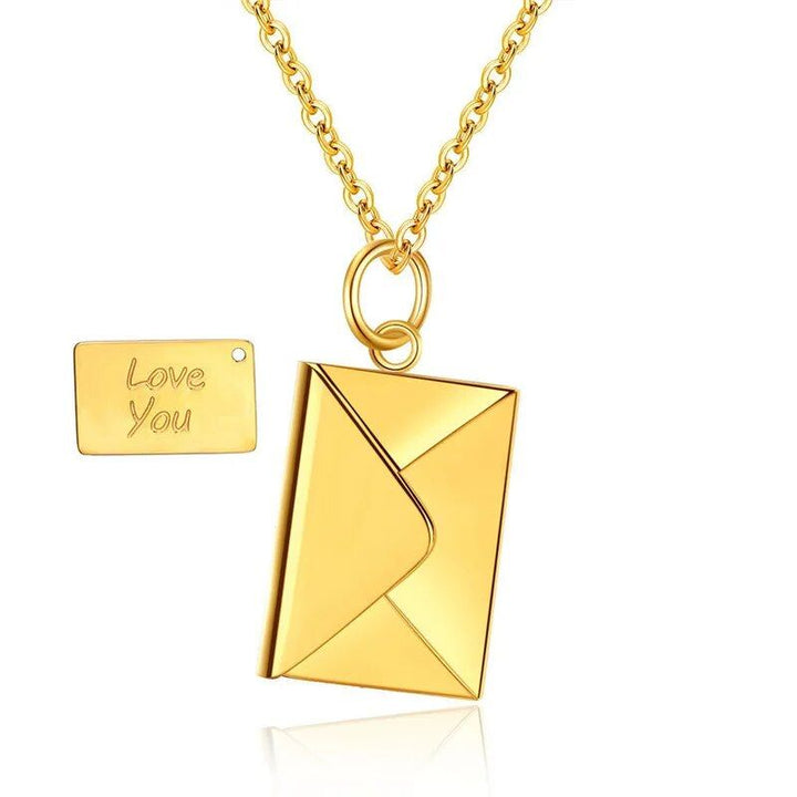 Love Letter Envelope Pendant Necklace