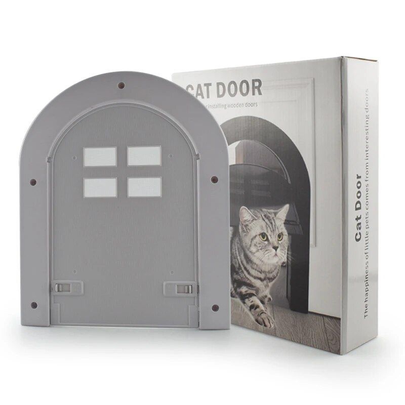 Easy-Install Magnetic Pet Screen Door for Cats