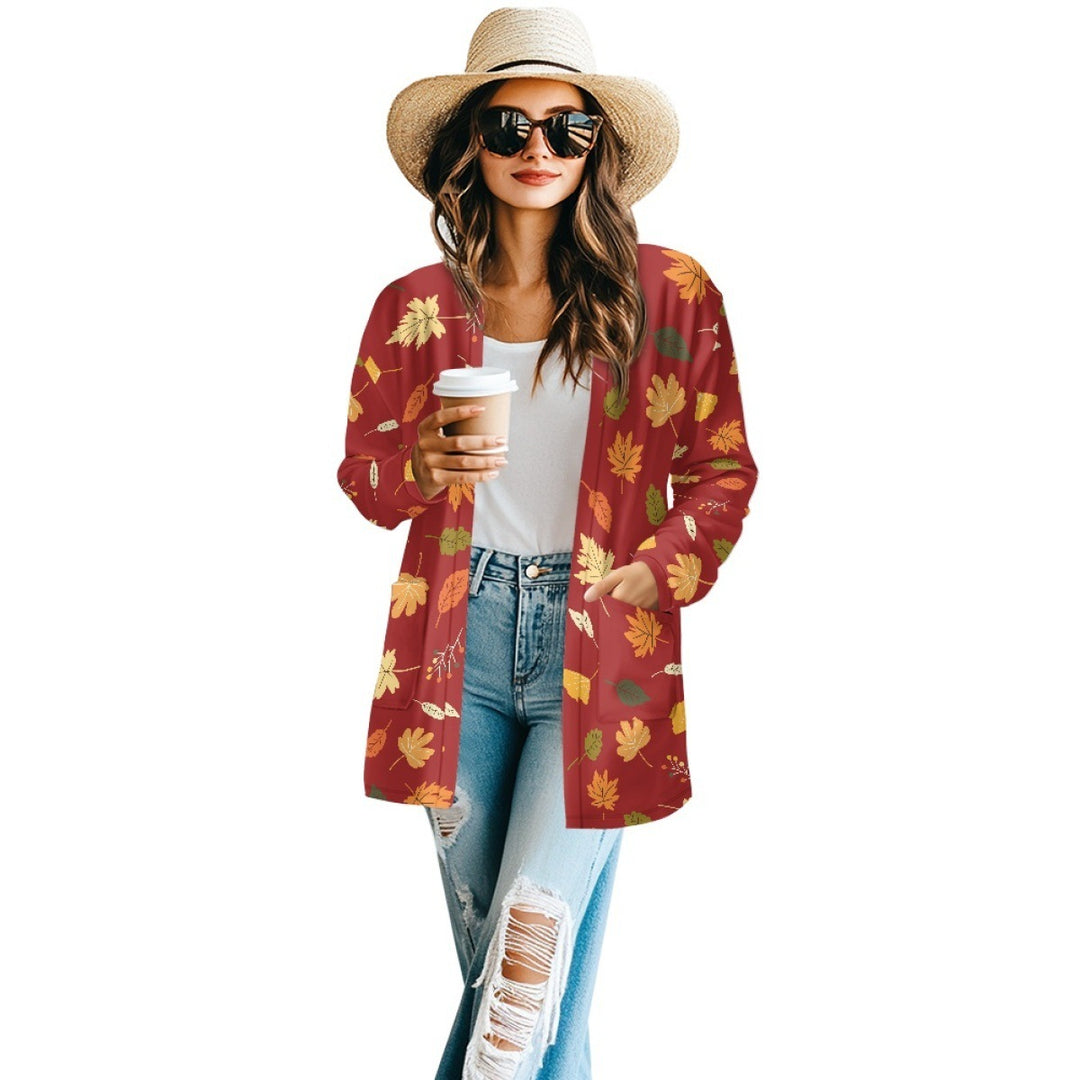 Spring And Autumn Long Sleeve Cardigan Jacket