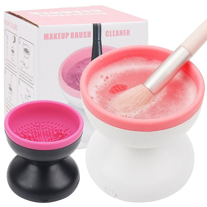 USB Electric Portable Makeup Brush Cleaner & Automatic Washing Tool