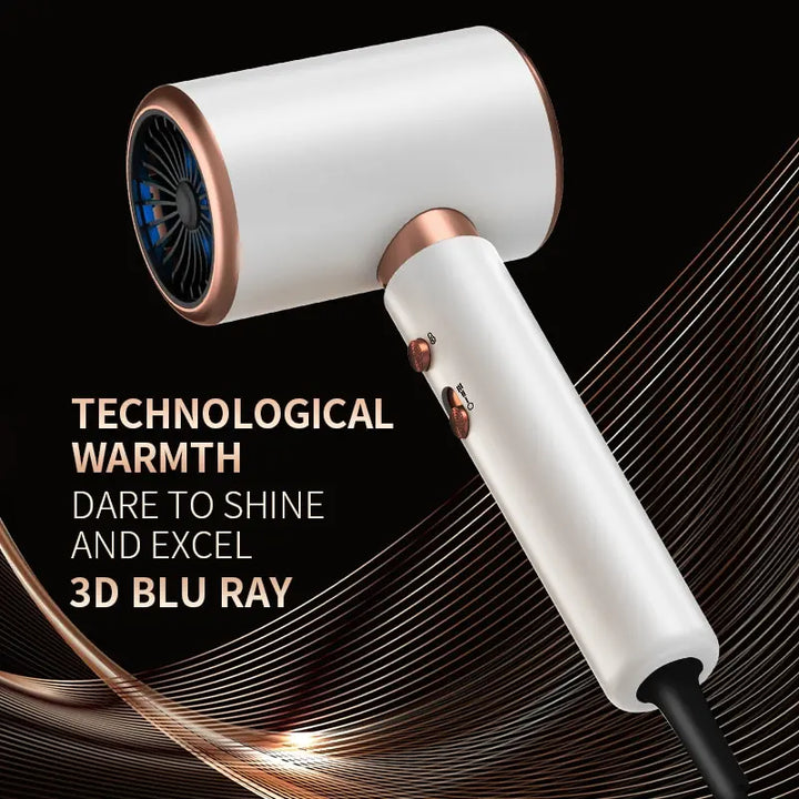 High-Speed Hair Dryer with Electric Turbine Airflow