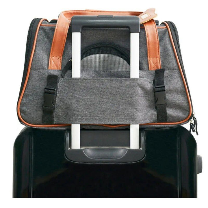 Airplane-Friendly Pet Carrier for Small Dogs and Cats