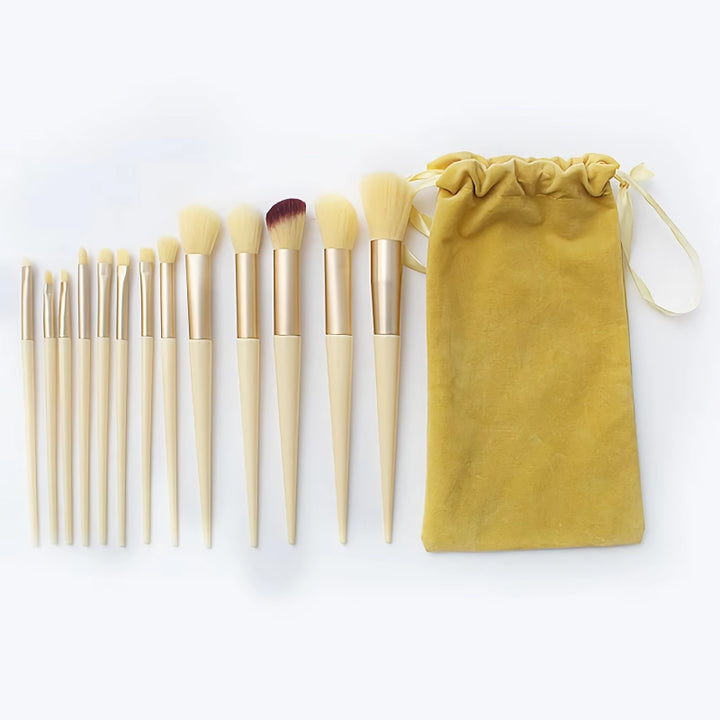 13-Piece Fluffy Soft Makeup Brush Set for Foundation, Blush, Eyeshadow