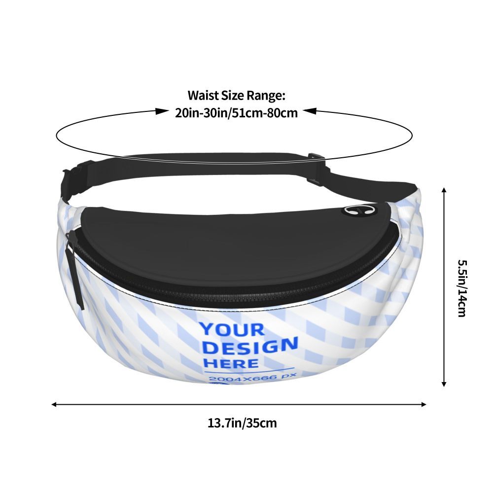 Men's And Women's Casual Sports Messenger Waist Bag