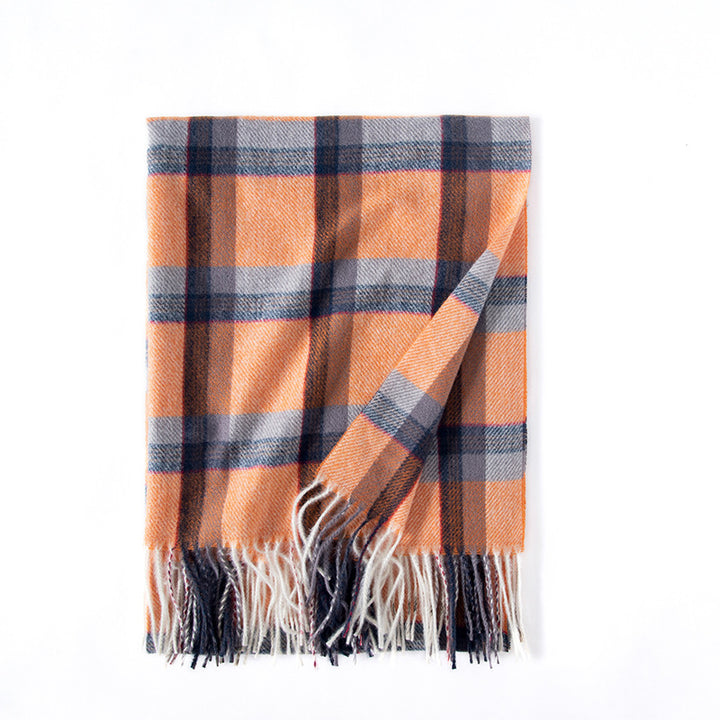 Winter Preppy Plaid Scarf