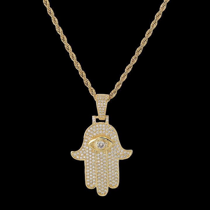 Fashion Hip Hop Necklace With Diamonds