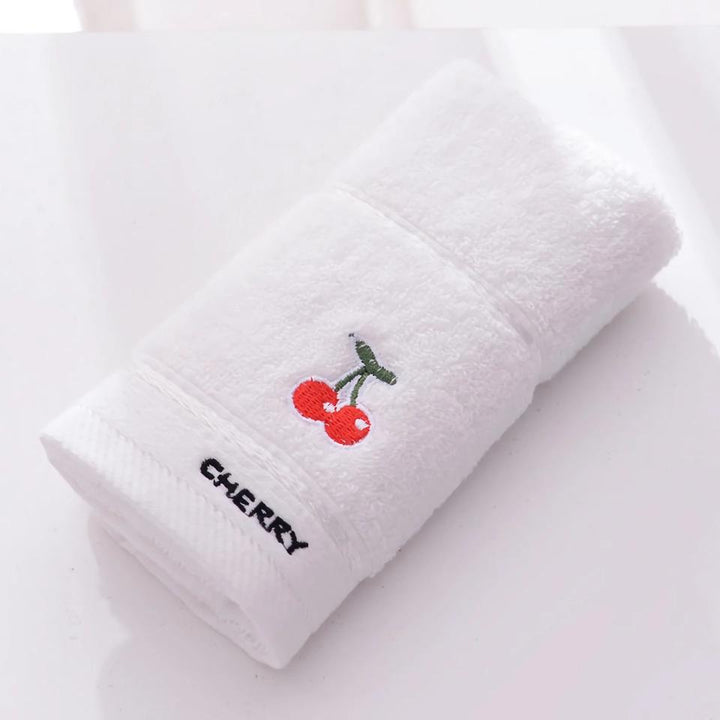 Adorable Cartoon Fruit Face Towel for Babies