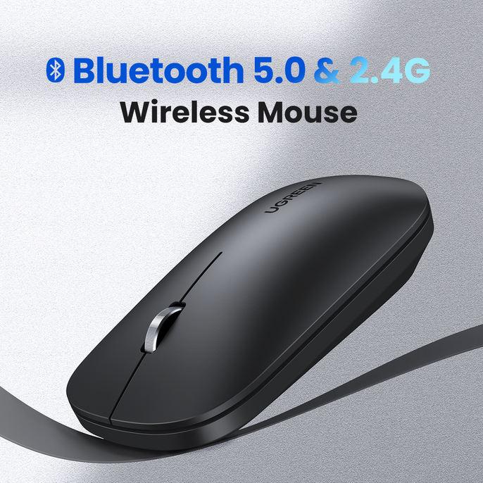 Silent Bluetooth & 2.4GHz Wireless Mouse