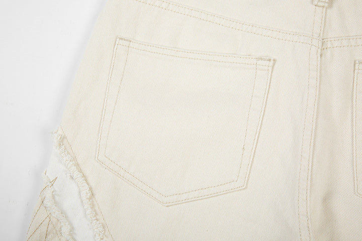 Women's Zip Panel Apricot Jeans