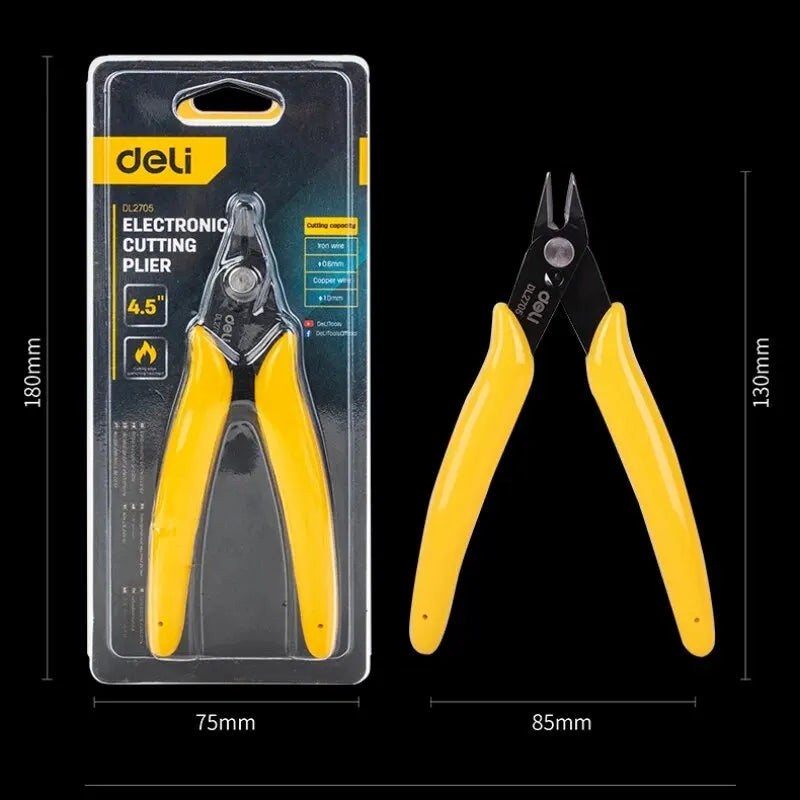 4.5 Inch Plastic Cutting Nippers with Non-Slip Handle