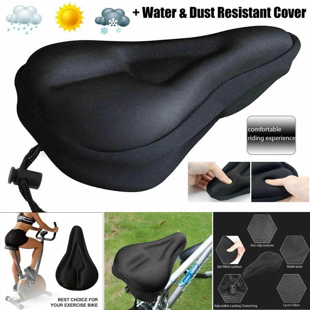 ComfortPlus 3D Gel-Padded Bike Seat Cover