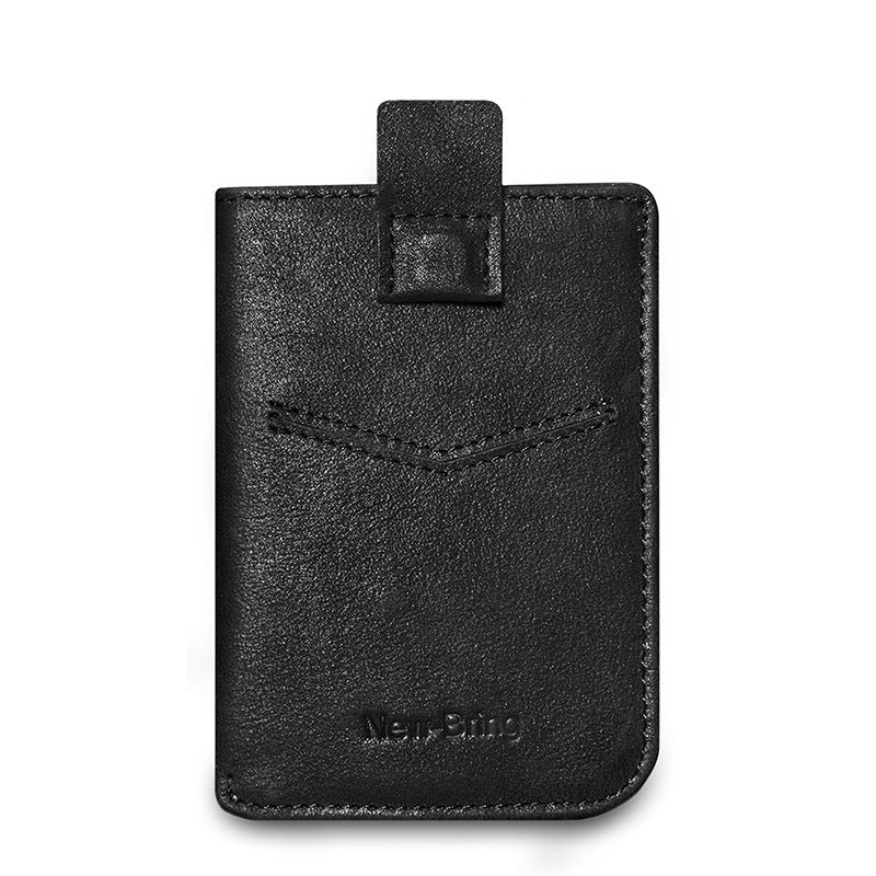 Genuine Leather Wallet Men's Card Holder Thin Cowhide