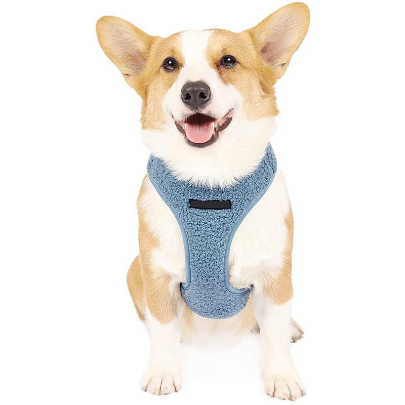 Breathable Fleece Dog Harness Leash Set