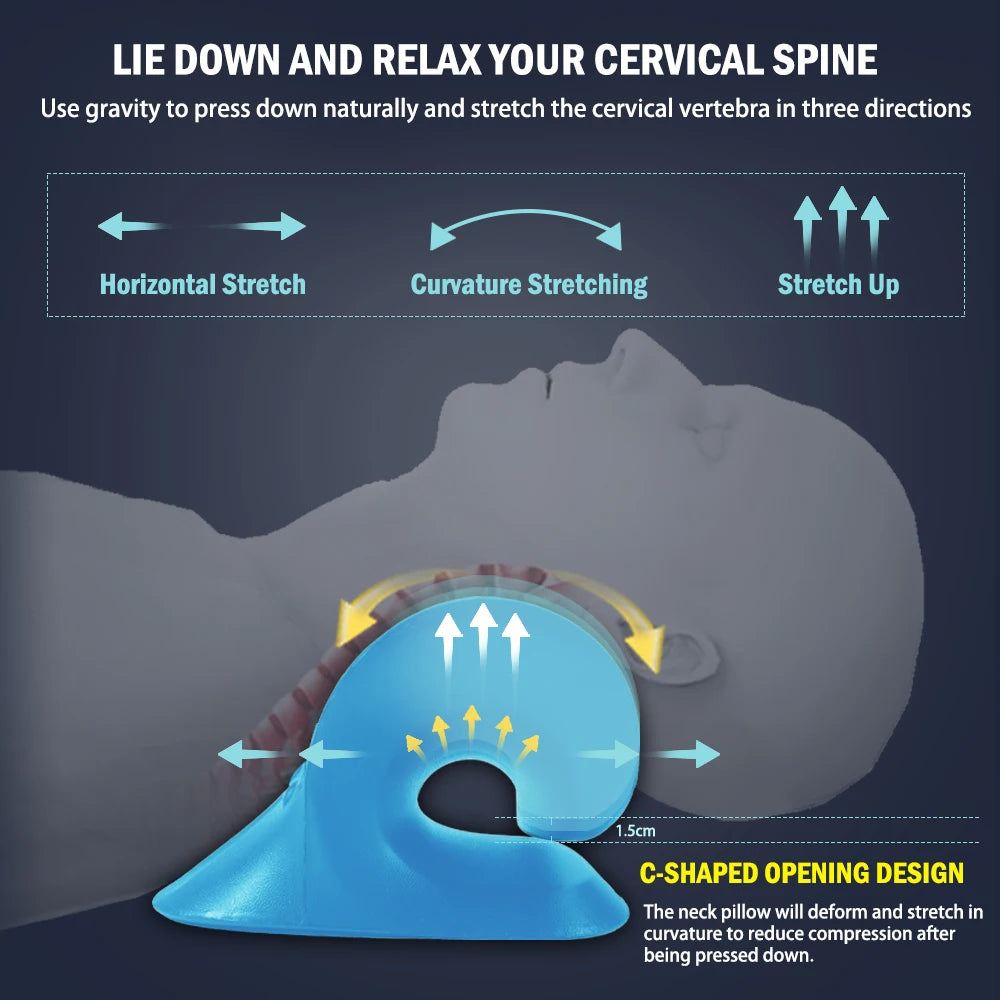 Cervical Comfort Stretcher: Neck Pain Reliever and Posture Enhancer