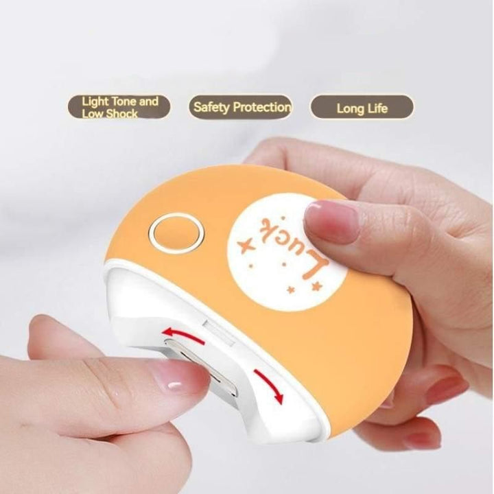 3-in-1 Electric Nail Tool with Night Light and Cartoon Design