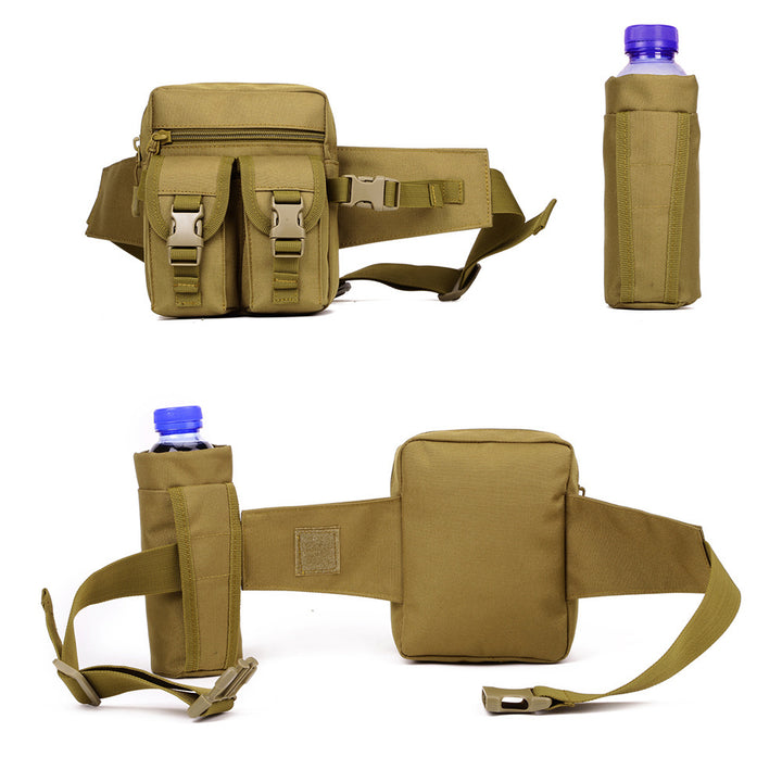 Camping Outdoor Waist Bag Tactical Nylon Waterproof Military Bag With Water Bottle Pockets For Traveling Riding Travel Hiking Climbing