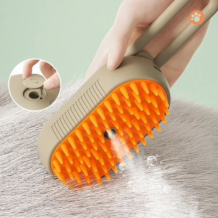 3-in-1 Electric Spray Cat Brush for Dogs and Cats