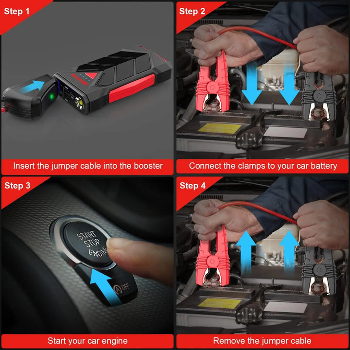 Portable Car Jump Starter 12V