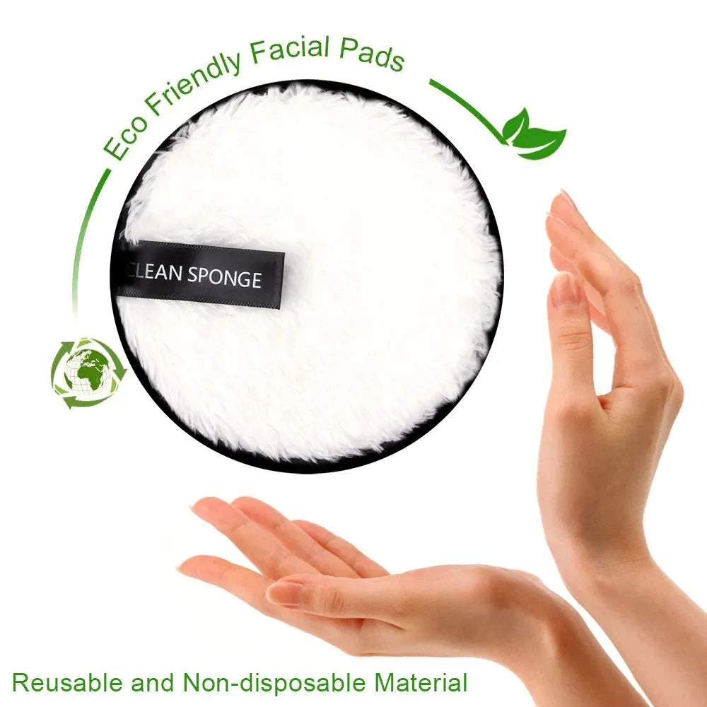 Makeup Remover Microfiber Cotton Pads