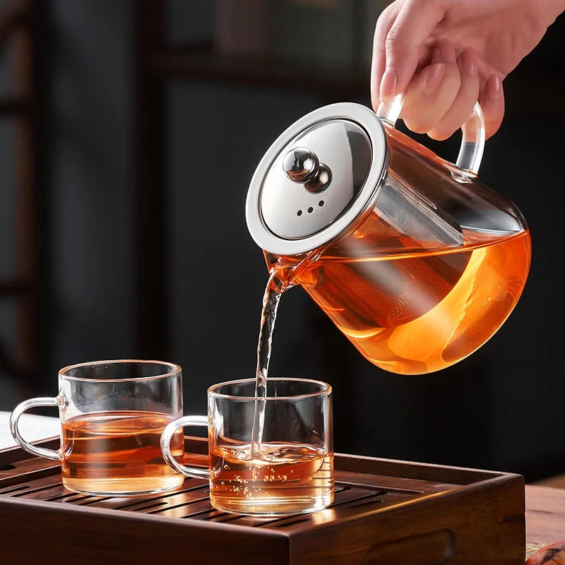 High-Quality Glass Teapot for Chinese Kungfu Tea