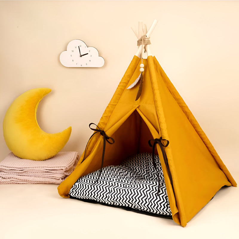 Sunset Yellow Cat Tent