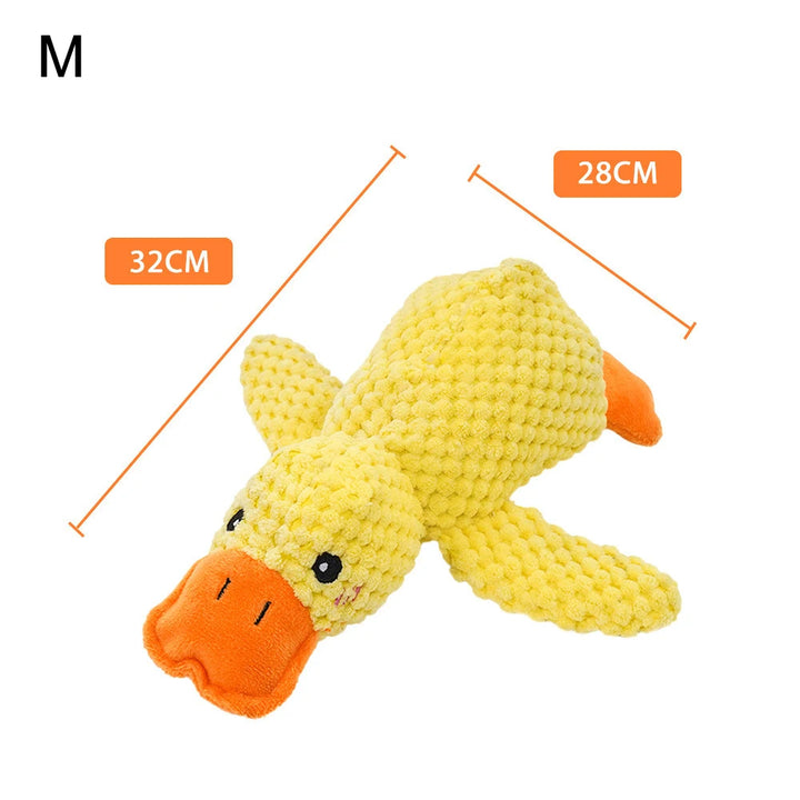 Duck Shape Quacking Dog Toy - Durable, Interactive, and Chew-Resistant for Small to Large Dogs