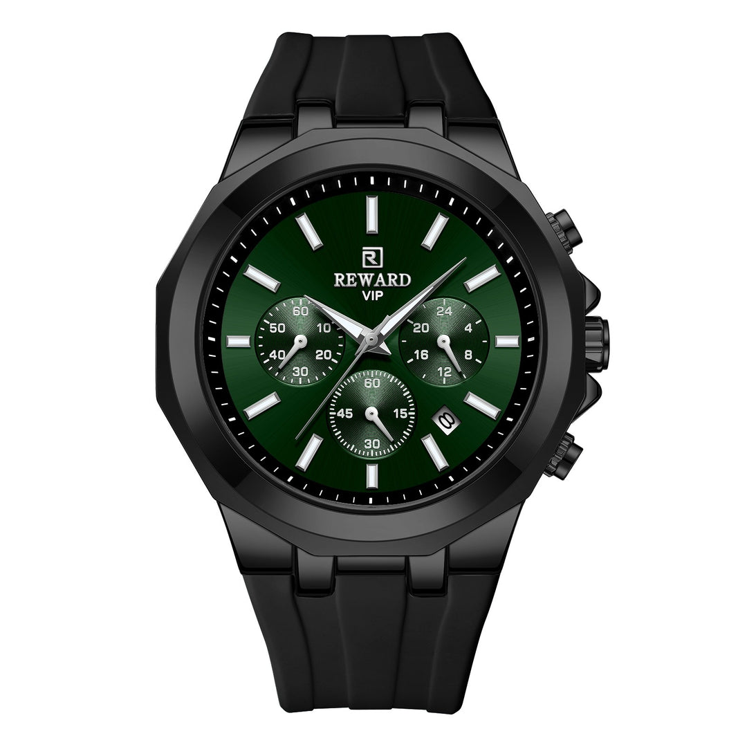 Silicone Band Quartz Sports Men's Watch