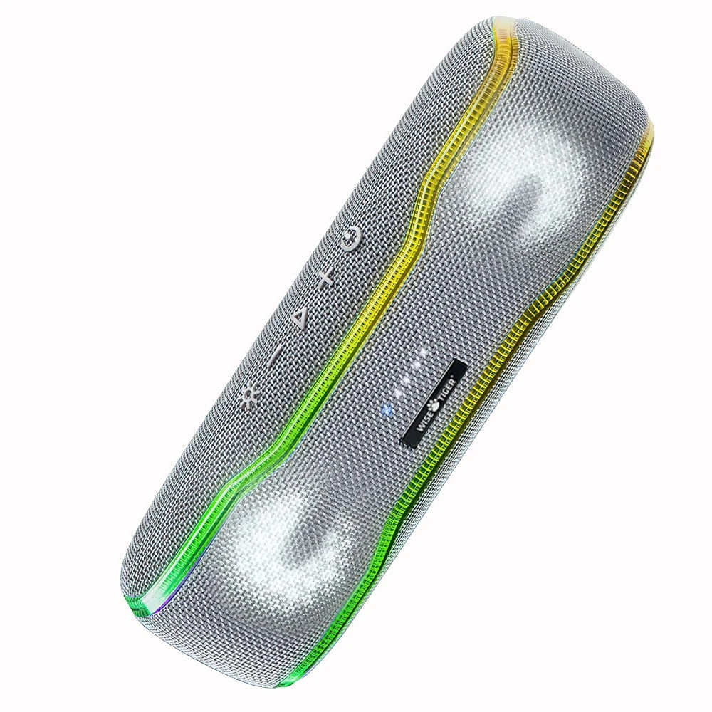 25W Waterproof Outdoor Bluetooth Speaker with RGB Light & Stereo Surround Sound
