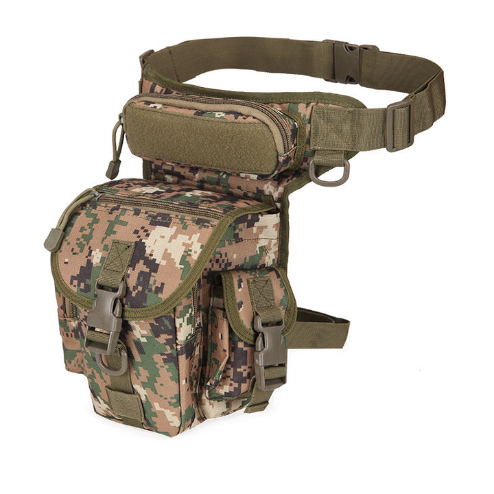 Sports riding camouflage leg bag