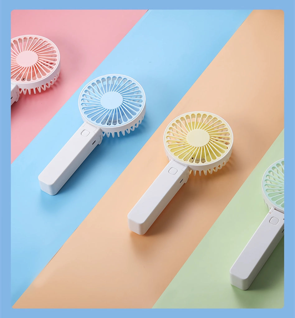 Portable Handheld USB Rechargeable Mini Fan