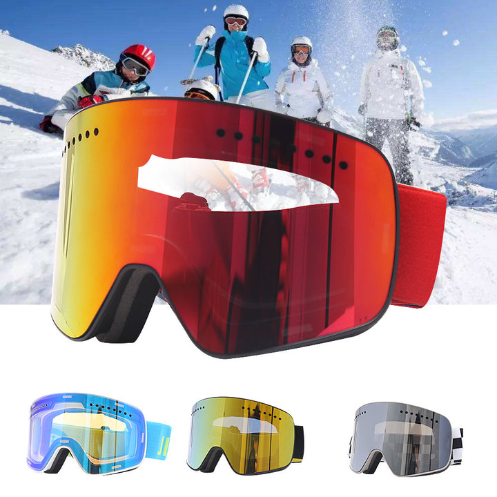 Double Italian Anti-fog Tablet Eye Protection Ski Glasses