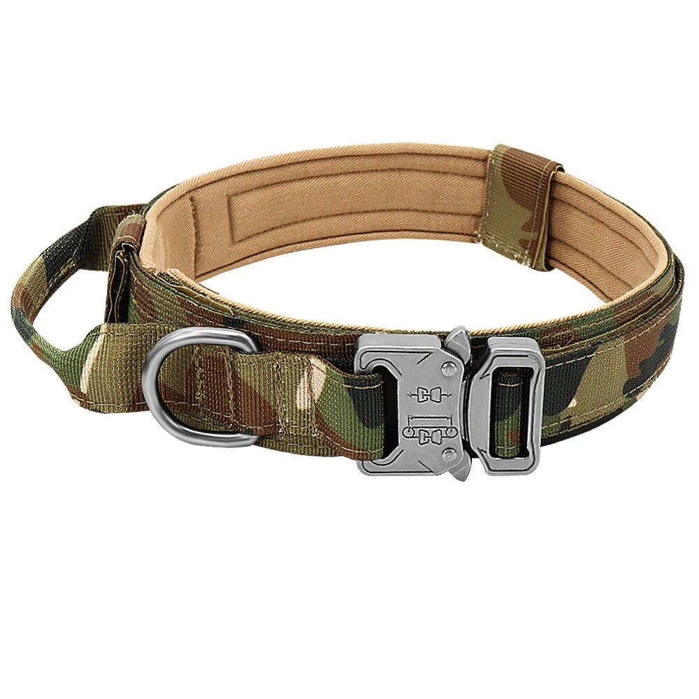 Durable Tactical Dog Harness for Medium and Large Dogs - Waterproof Nylon, Molle-Ready, No-Pull Design