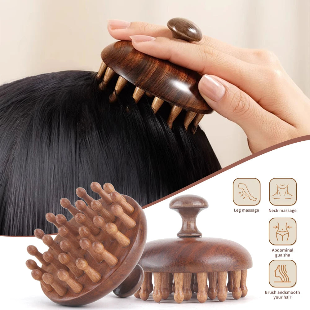 Wooden Massage Comb