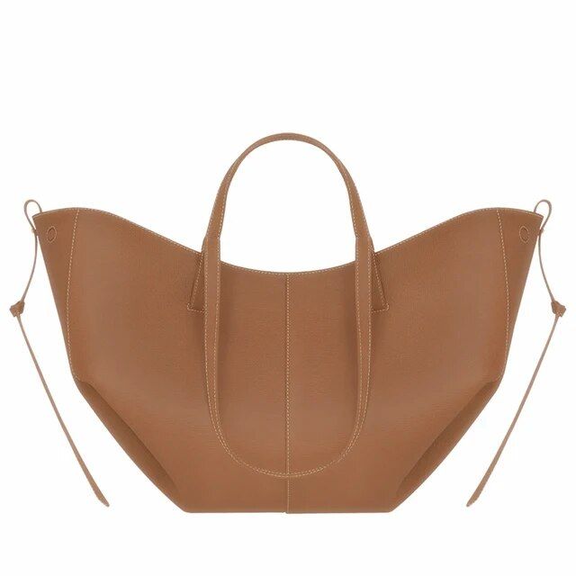 Elegant Large Leather Shoulder Bag