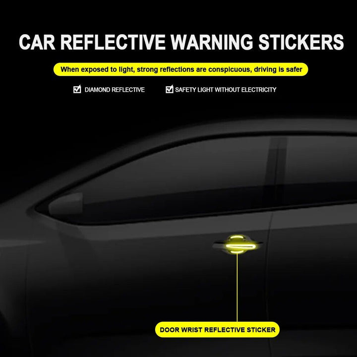 3D Carbon Fiber Car Door Handle Scratch Protector Stickers