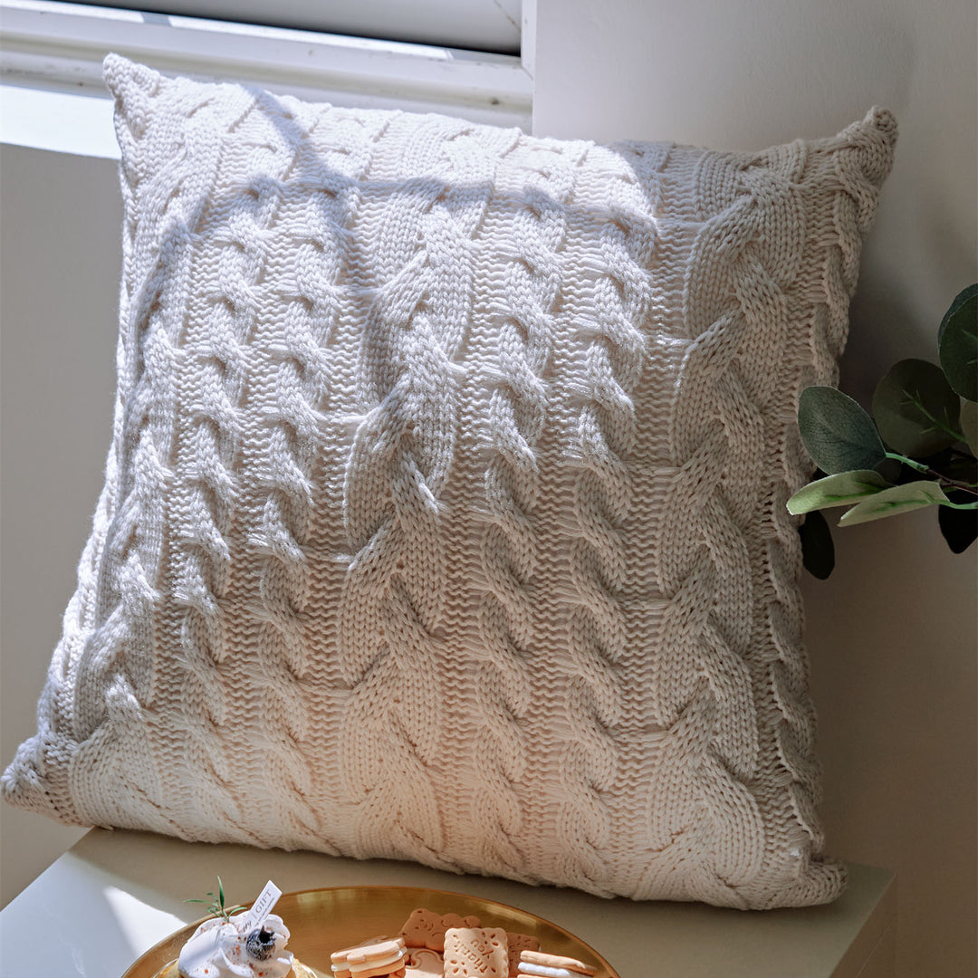 Scandinavian Twist Design Acrylic Cushion Cover