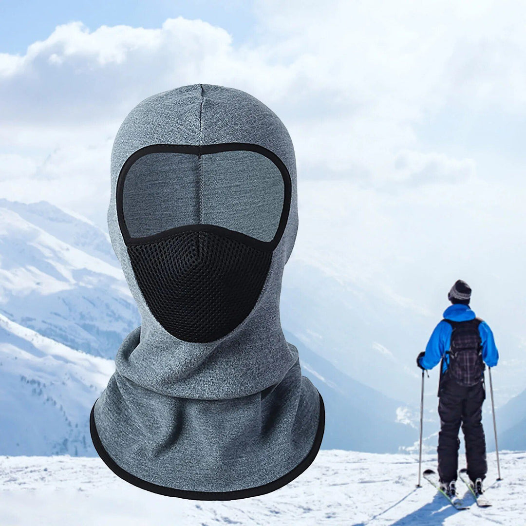 Winter Velvet Warm Breathable Ski Hood with Visor - Unisex Outdoor Cold Weather Gear