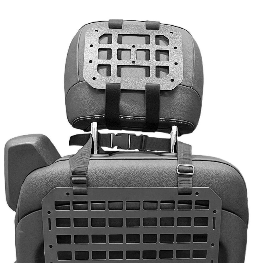 Compact Tactical MOLLE Vehicle Panel - Seat Back Gear Organizer for Car and Truck