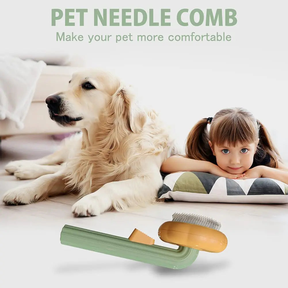 Pumpkin Pet Brush for Dogs & Cats