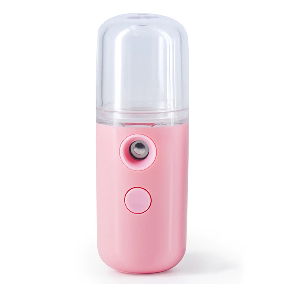 Mini Nano Facial Mist Sprayer - USB Rechargeable Humidifier & Moisturizer