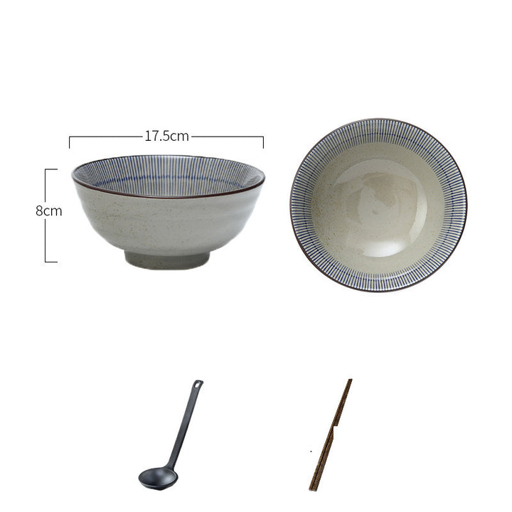 Japanese Ceramic Bowl Commercial Large Ramen