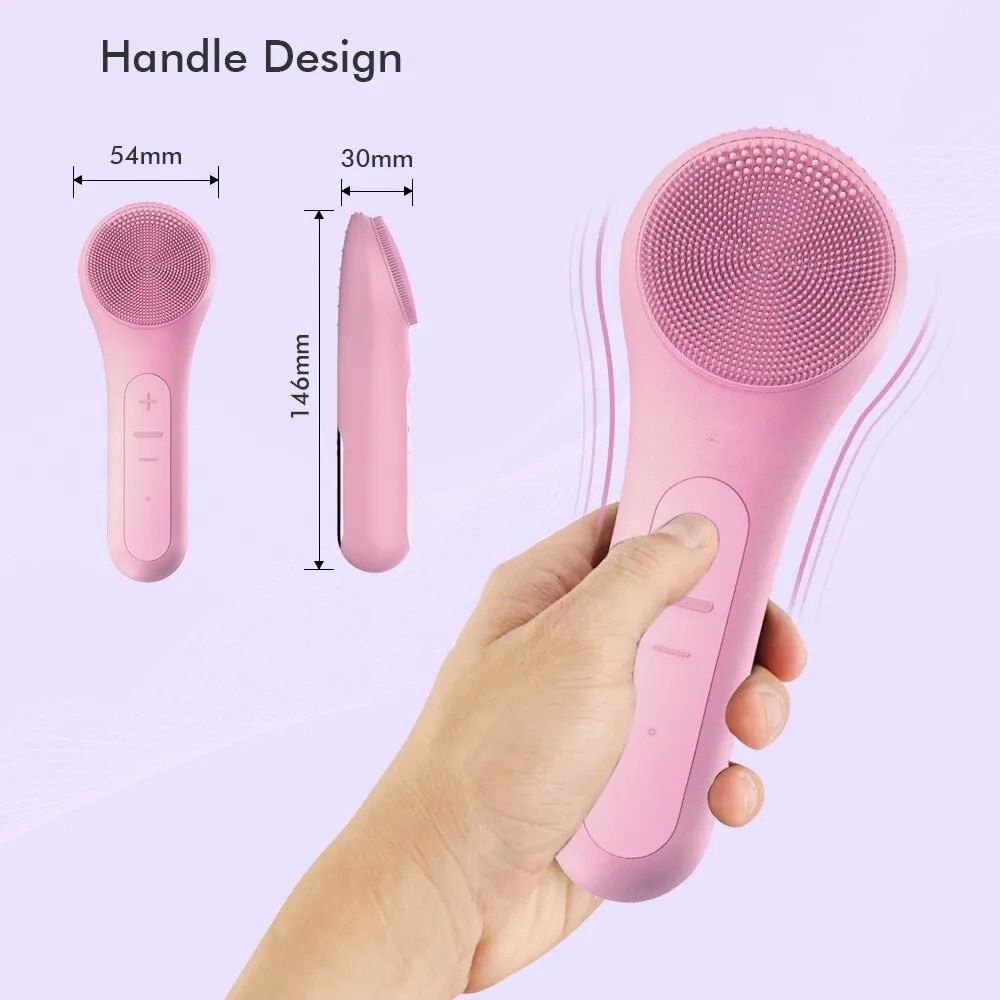 Waterproof Electric Sonic Facial Cleansing Brush with Deep Clean Technology