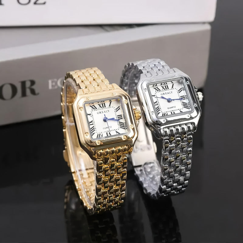 Women’s Silver Square Watch